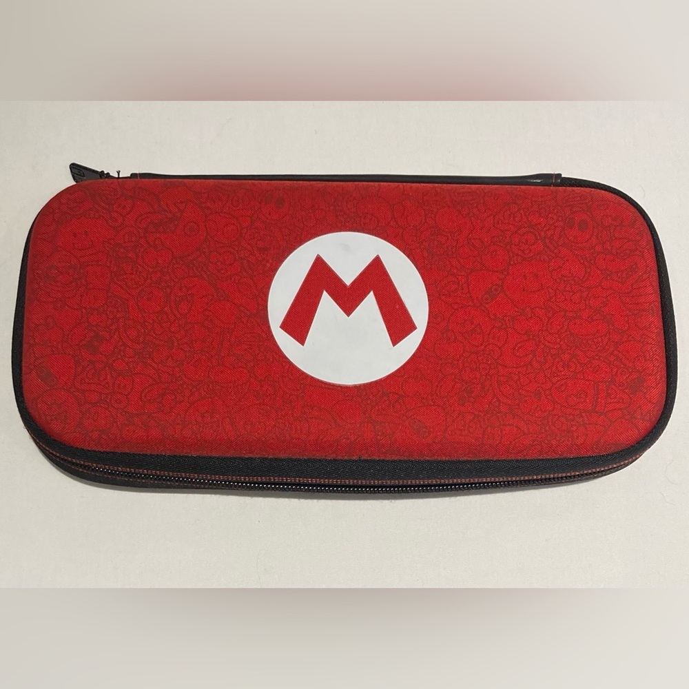 Nintendo Switch Mario Zippered Accessories Storage Travel Case *ONLY*